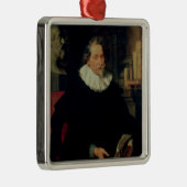 Portret van Ludovicus Nonnius Metalen Ornament (Rechts)