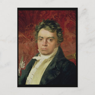 Portret van Ludwig Van Beethoven Briefkaart