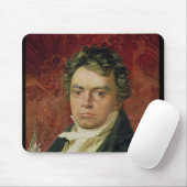 Portret van Ludwig Van Beethoven Muismat (Met muis)