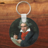 Portret van Ludwig van Beethoven Sleutelhanger (Voorkant)