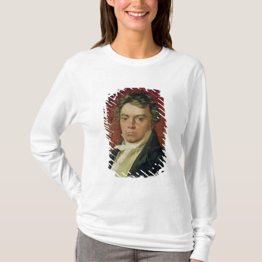 Portret van Ludwig Van Beethoven T-shirt (Voorkant)