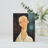 Portret van Lunia Czechowska, 1918 Briefkaart (Staand voorkant)