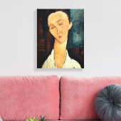 Portret van Lunia Czechowska, 1918 Canvas Afdruk (Insitu (Woonkamer))