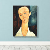 Portret van Lunia Czechowska, 1918 Canvas Afdruk (Insitu (Houten vloer))