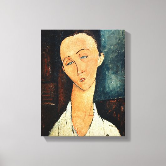 Portret van Lunia Czechowska, 1918 Canvas Afdruk (Voorkant)