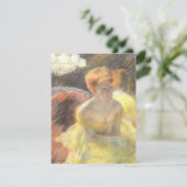 Portret van Lydia bij de opera door Mary Cassatt (Staand voorkant)