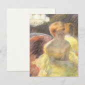 Portret van Lydia bij de opera door Mary Cassatt (Voorkant / Achterkant)