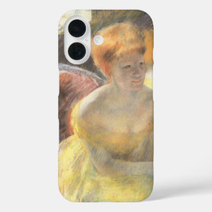Portret van Lydia bij de opera door Mary Cassatt iPhone 16 Hoesje