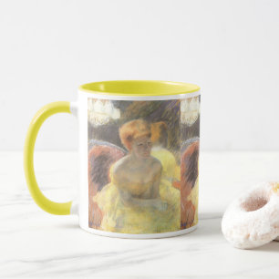 Portret van Lydia bij de opera door Mary Cassatt Mok
