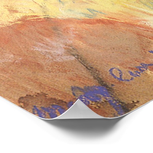 Portret van Lydia in de opera van Mary Cassatt Poster (Hoek)