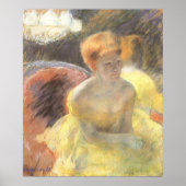 Portret van Lydia in de opera van Mary Cassatt Poster (Voorkant)