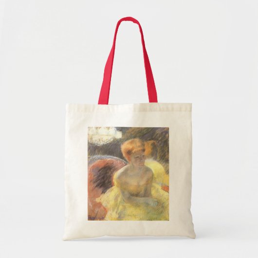 Portret van Lydia in de opera van Mary Cassatt Tote Bag (Voorkant)