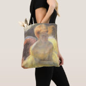 Portret van Lydia in de opera van Mary Cassatt Tote Bag (Dichtbij)