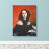 Portret van M.A. Bek, 1840 Canvas Afdruk (Insitu (Houten vloer))