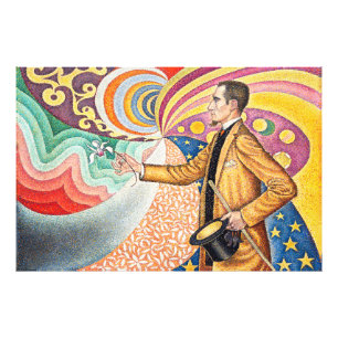 Portret van M. Félix Fénéon in 1890 door Paul Sign Foto Afdruk