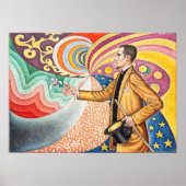 Portret van M. Félix Fénéon in 1890 door Paul Sign Poster (Voorkant)