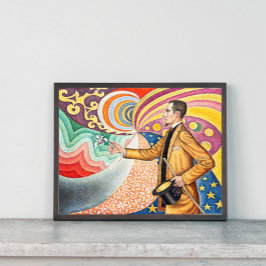 Portret van M. Félix Fénéon in 1890 door Paul Sign Poster