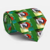Portret van Macaw Stropdas (Opgerold)