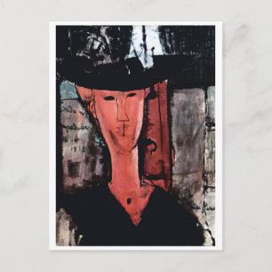 Portret van Madam Pompadour, Modigliani Briefkaart