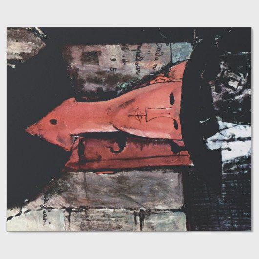 Portret van Madam Pompadour, Modigliani Cadeaupapier (Vlak)