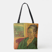 Portret van Madame Augustine Roulin | 1888 Tote Bag (Achterkant)