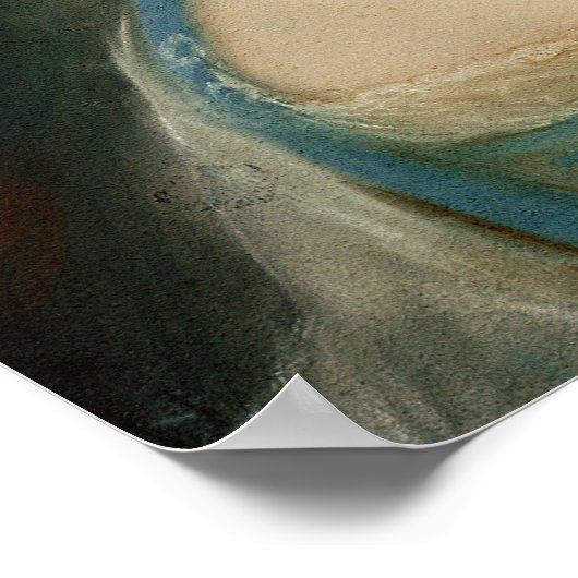 Portret van Madame Balzac, c.1798 Poster (Hoek)