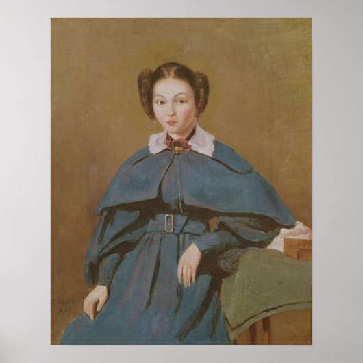 Portret van Madame Baudot, de nicht van de kunsten Poster (Voorkant)