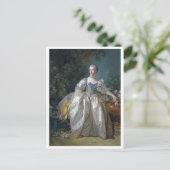 Portret van Madame Bergeret, Boucher Briefkaart (Staand voorkant)