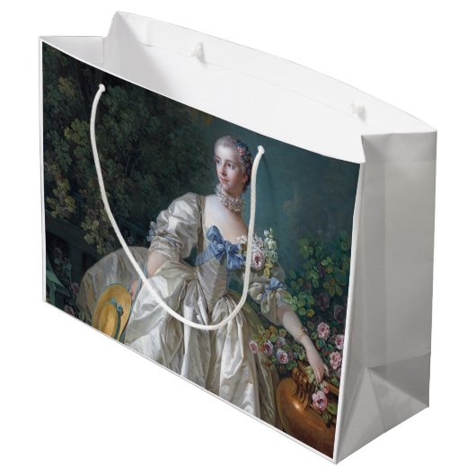 Portret van Madame Bergeret, Boucher Groot Cadeauzakje (Achterkant Gekanteld)