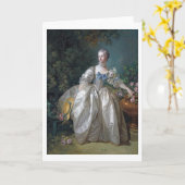 Portret van Madame Bergeret, Boucher Kaart (Gele Bloem)