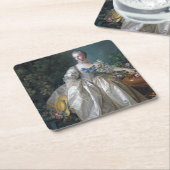 Portret van Madame Bergeret, Boucher Kartonnen Onderzetters (Schuin)