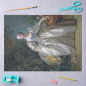 Portret van Madame Bergeret, Boucher Tissuepapier (Craft)