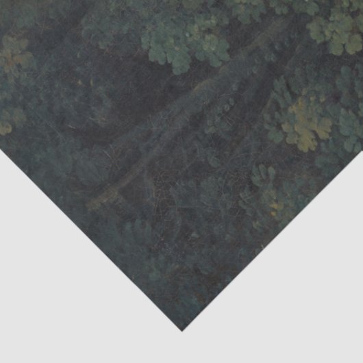 Portret van Madame Bergeret, Boucher Tissuepapier (Detail)