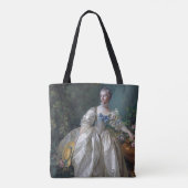 Portret van Madame Bergeret, Boucher Tote Bag (Achterkant)