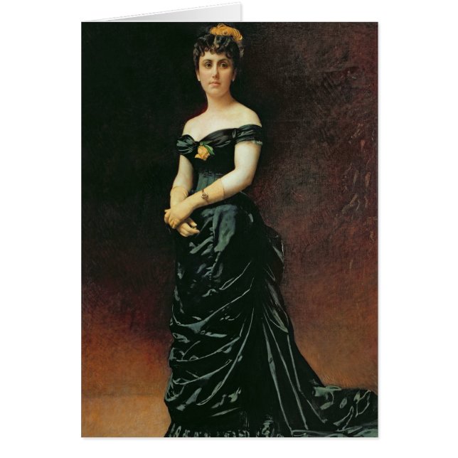 Portret van Madame Bishoffsheim, 1877 (Voorkant)