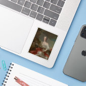 Portret van Madame Bonnier de la Mosson als Diana Sticker (Laptop met iPhone)