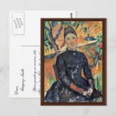 Portret van Madame Cezanne in het Greenhouse Briefkaart (Voorkant / Achterkant)