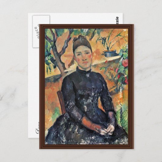 Portret van Madame Cezanne in het Greenhouse Briefkaart (Voorkant / Achterkant)