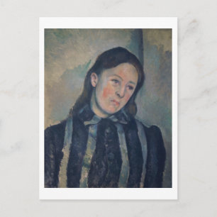 Portret van Madame Cezanne met Loosened Hair, 189 Briefkaart