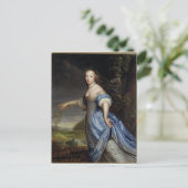 Portret van Madame de la Sabliere Briefkaart (Staand voorkant)