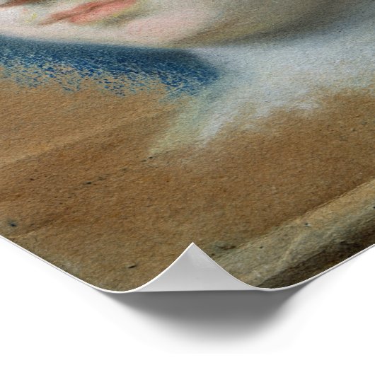 Portret van Madame de Pompadour 1752 Poster (Hoek)