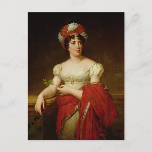 Portret van Madame de Stael Briefkaart (Voorkant)