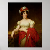 Portret van Madame de Stael Poster (Voorkant)