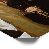 Portret van Madame de Tboos Poster (Hoek)