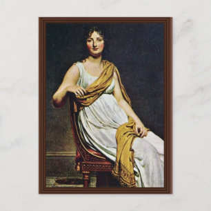 Portret van Madame de Verninac door David Jacques- Briefkaart