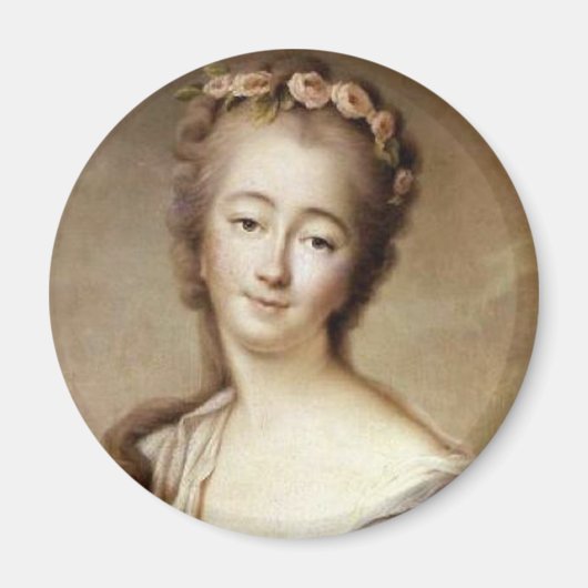 Portret van Madame du Barry Magneet (Voorkant)