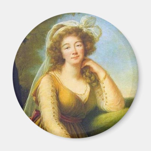 Portret van Madame du Barry Magneet (Voorkant)