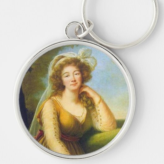 Portret van Madame du Barry Sleutelhanger (Voorkant)