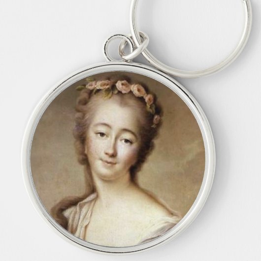 Portret van Madame du Barry Sleutelhanger (Voorkant)
