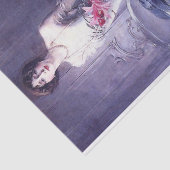 Portret van Madame E. L. Doyen (1910) van Boldini Tissuepapier (Detail)